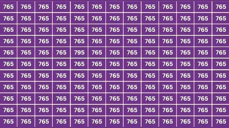 Optik illüzyon: Gözlem yeteneği ve zekayı aynı anda test ediyor! 795 sayısını 7 saniyede görebilen zeki olarak değerlendiriliyor