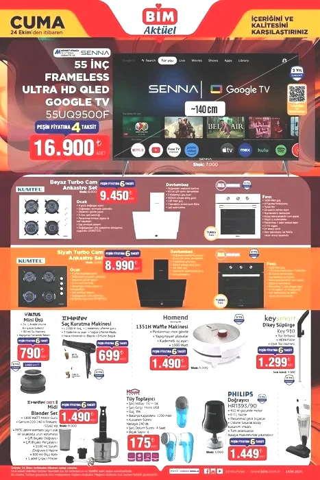 21-24 Ekim BİM aktüel katalog: BİM’de kış hazırlığı başladı! Çift yönlü ısıtıcı 1.190 TL, terlik çeşitleri 65 TL