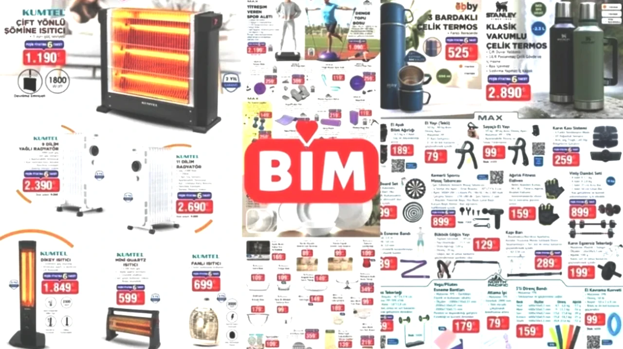 BİM’de Kış Alışverişi Başladı! Çift Yönlü Isıtıcı 1.190 TL, Terlikler 65 TL!